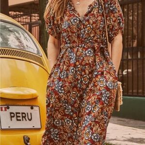 Faherty Carmel Midi Dress